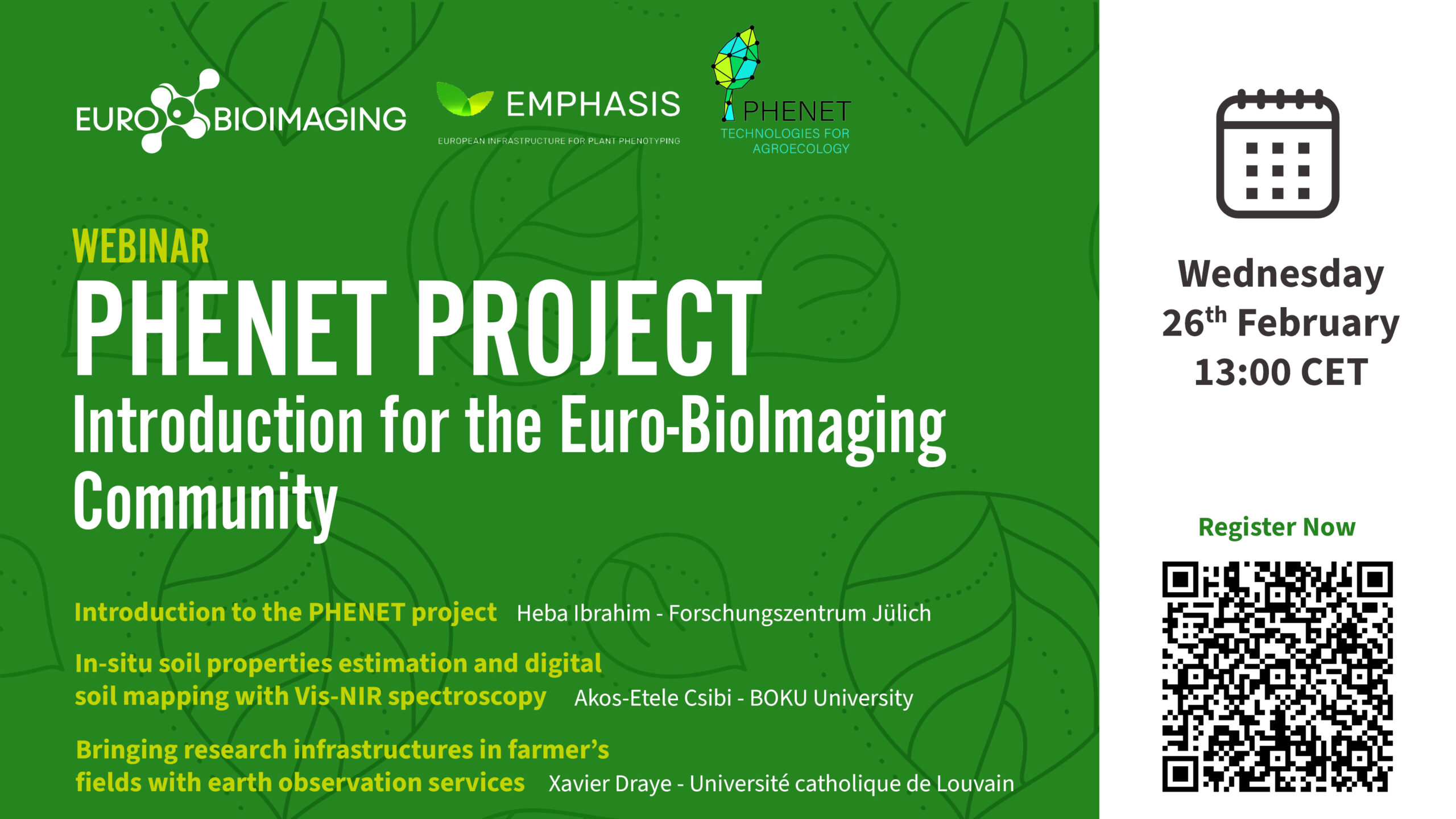 PHENET project webinar