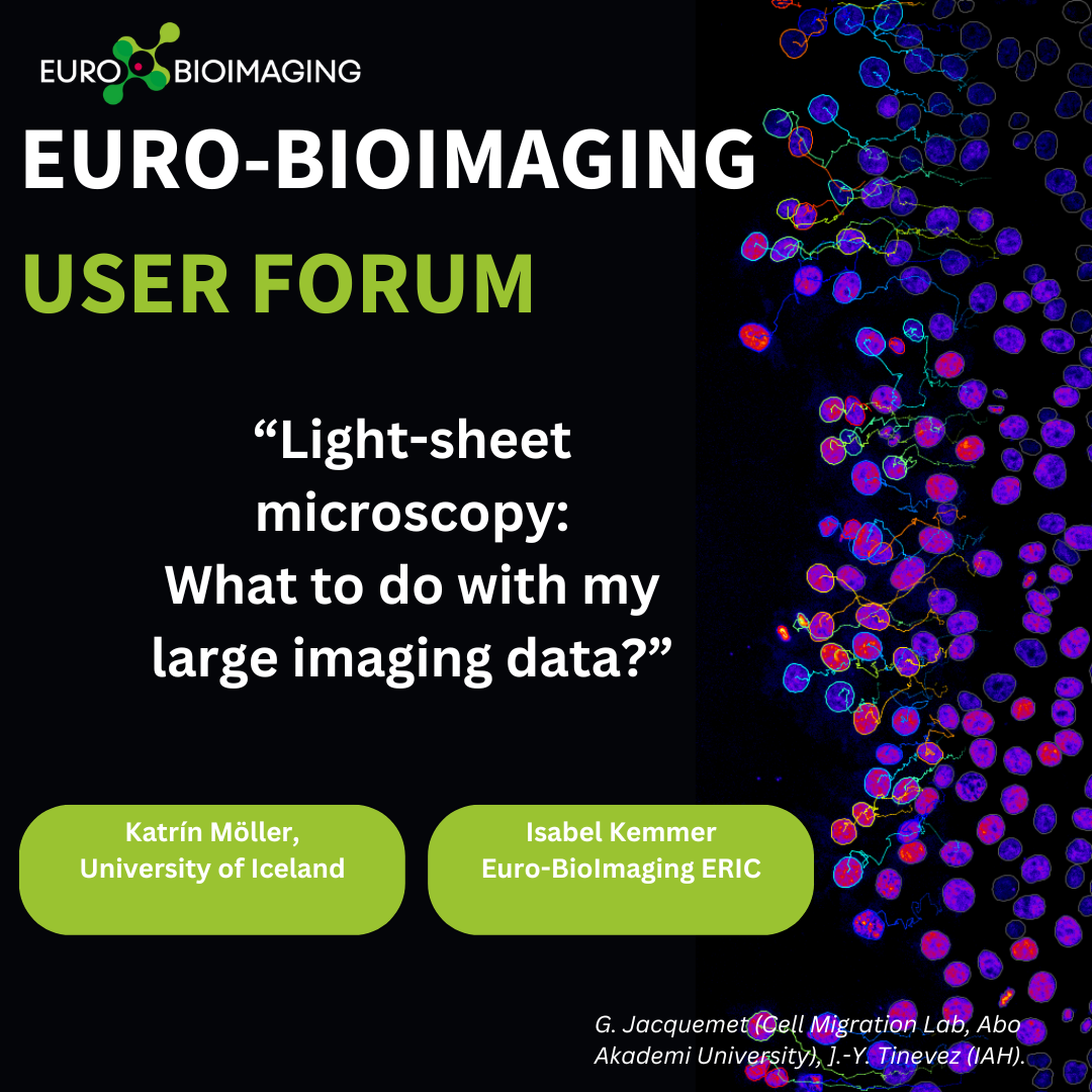 Katrin Moller and Isabel Kemmer at the User Forum on Image Data