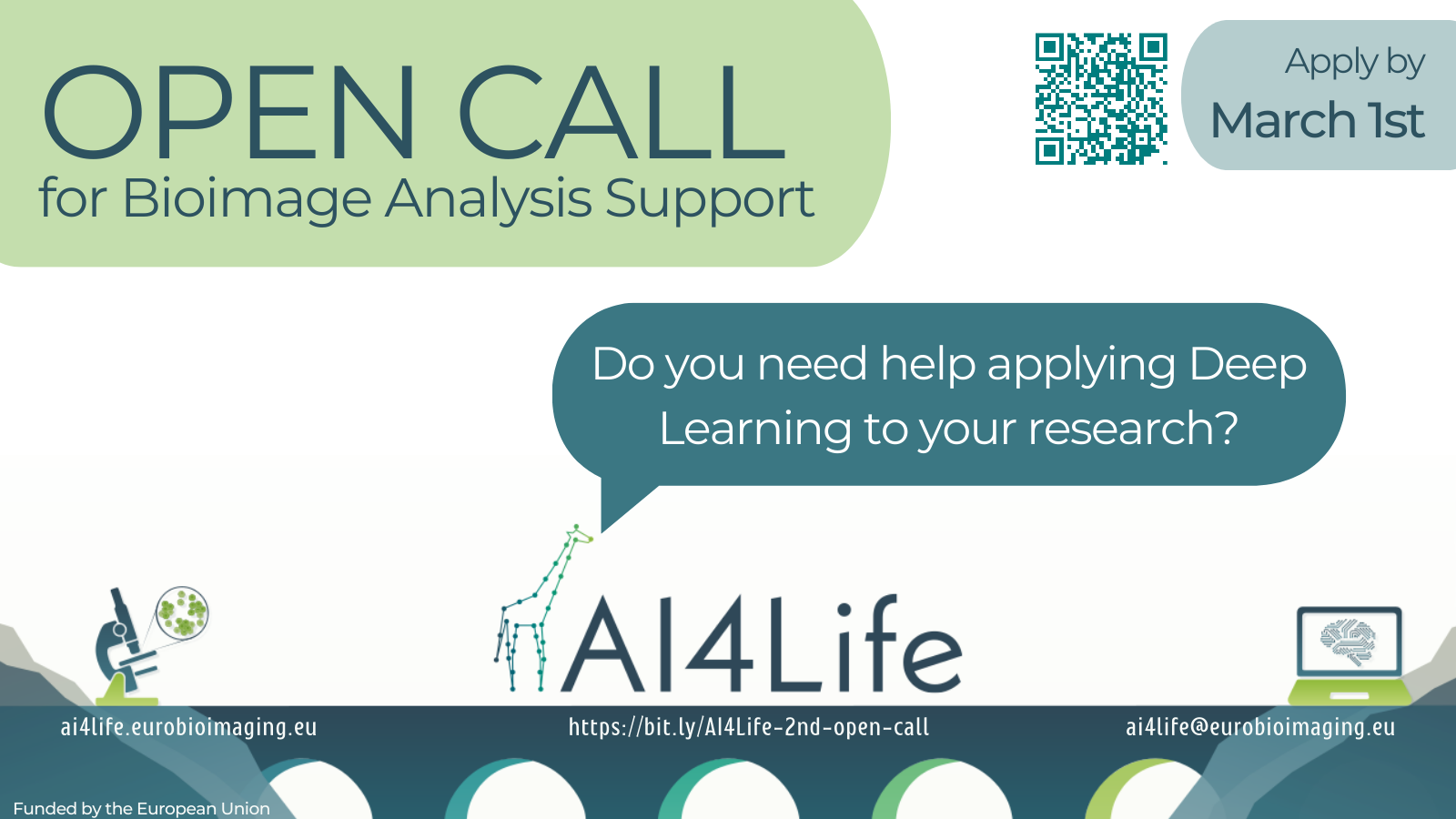 AI4Life Open Call poster