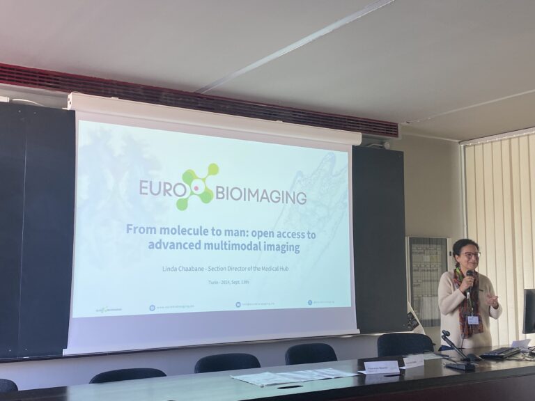 Linda Chaabane presents Euro-BioImaging at YITAMIC 