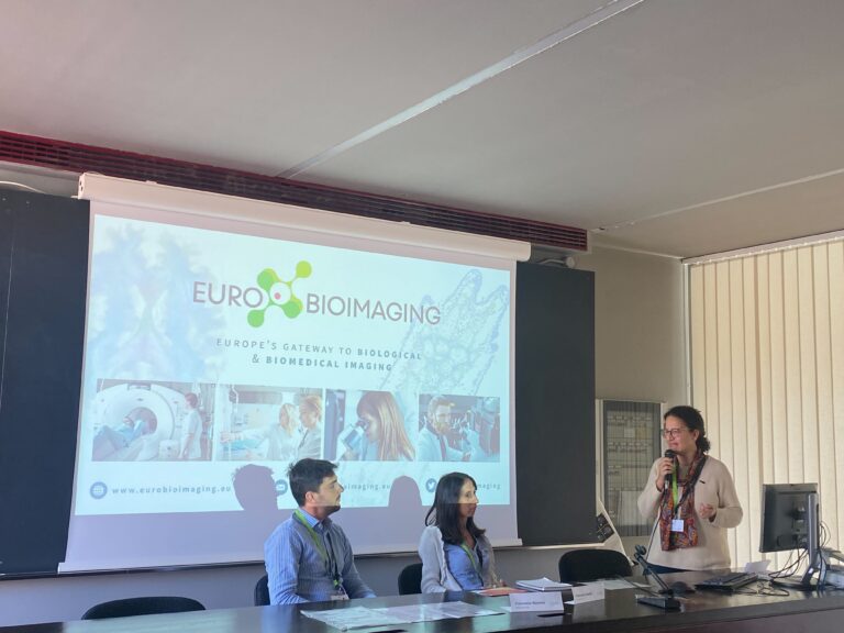 Linda Chaabane presents Euro-BioImaging at the yITAMIC 