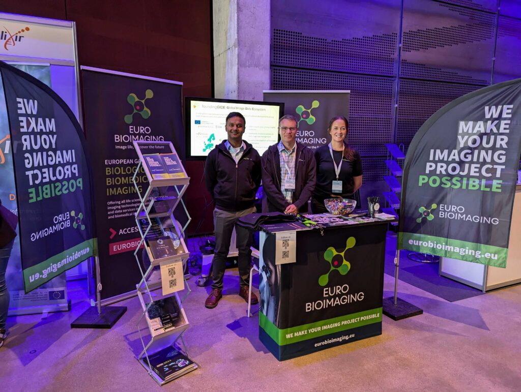 Euro-BioImaging was represented by Sudeep Das, Pasi Kankaanpää, and Susanne Vainio.
