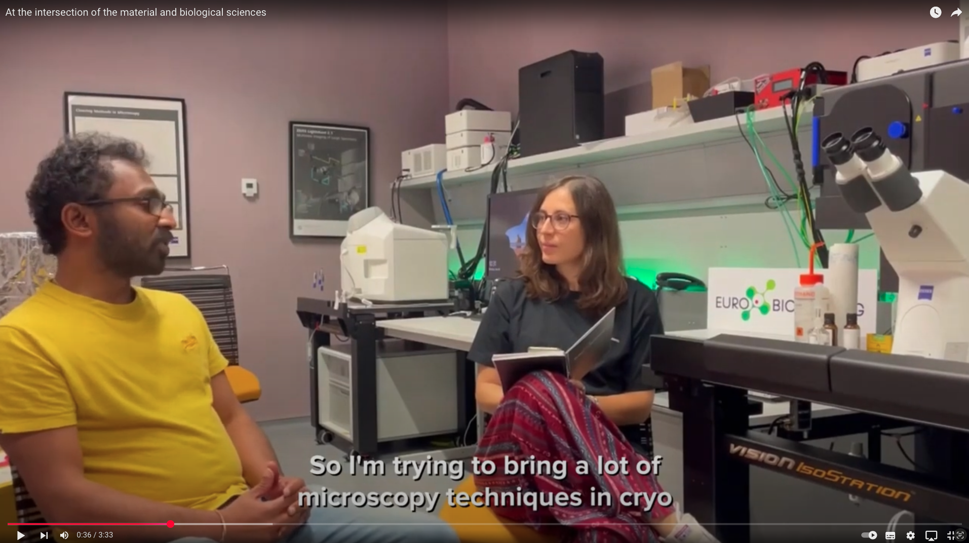 Chatu Imihami Mudiyanselage, UKRI Fellow, University of Bristol Dental School, and Euro-BioImaging's Scientific Ambassador, Alice Abbondanza.