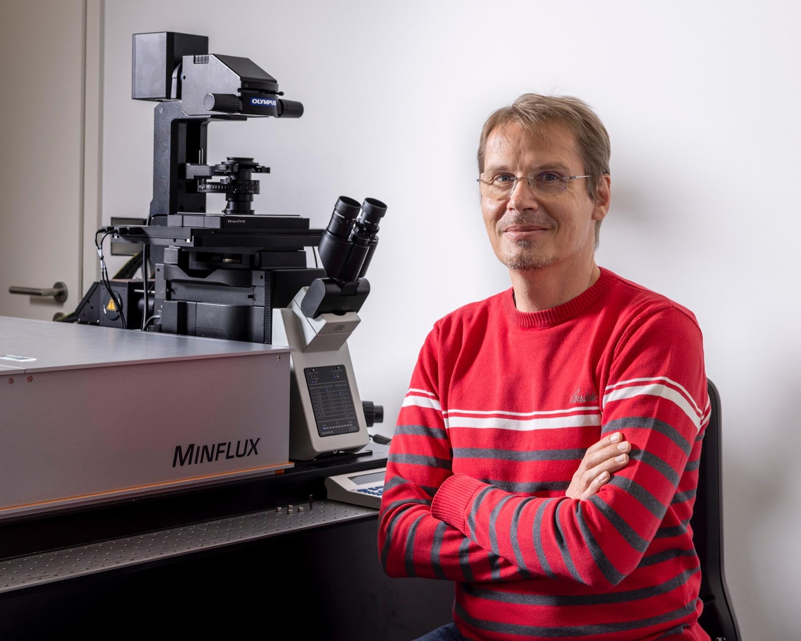 Timo Zimmerman, team leader for light microscopy services at the EMBL Imaging Center. Photo courtesy of EMBL PhotoLab.